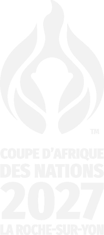 Logo officiel Coupe d’Afrique des Nations 2027 La Roche-sur-Yon, marque déposée ™