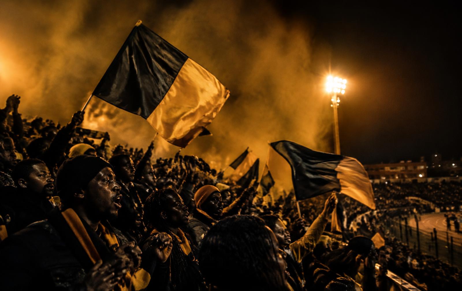Supporters dans un stade
